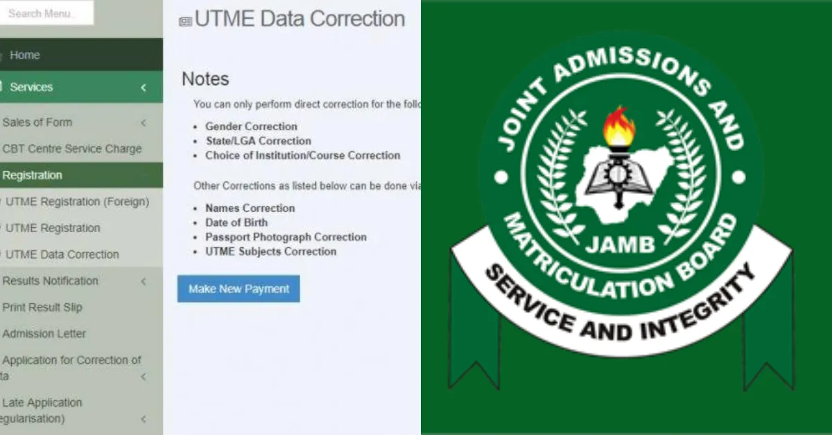 How to Apply for a Change of Course on JAMB Portal 2026