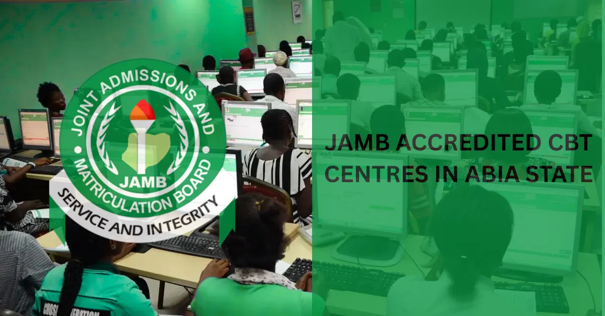Approved JAMB CBT Centres in Abia State 2026
