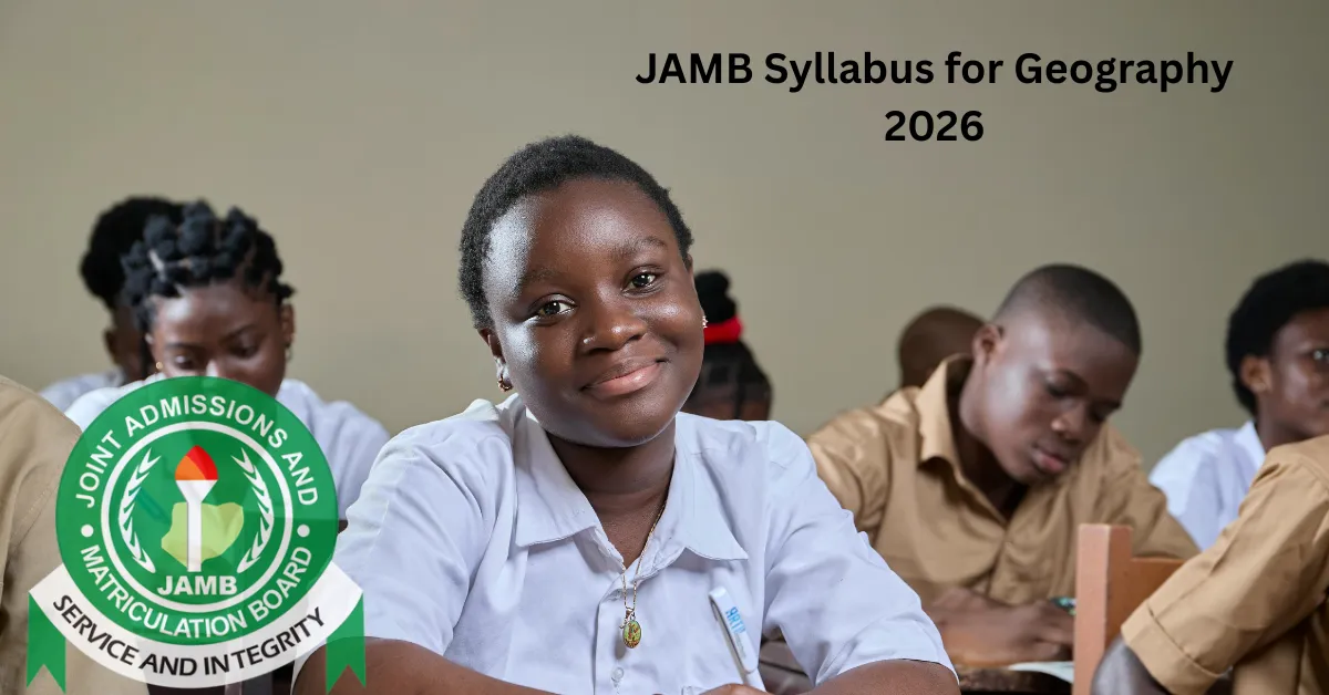 JAMB Syllabus for Geography 2026