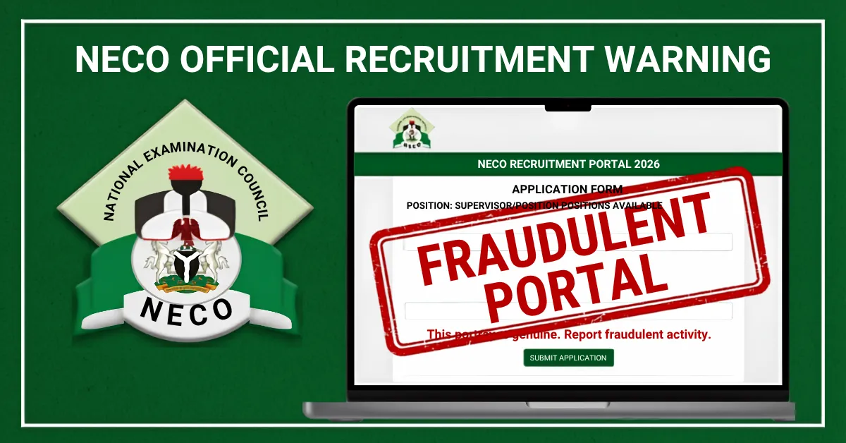 NECO Recruits 22,000 Supervisors, Flags Fraudulent Online Portals
