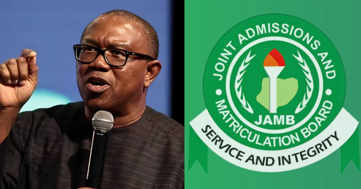 Peter Obi Warns: Students Will Miss JAMB Exam If Registration Crisis Is Not Fixed Now