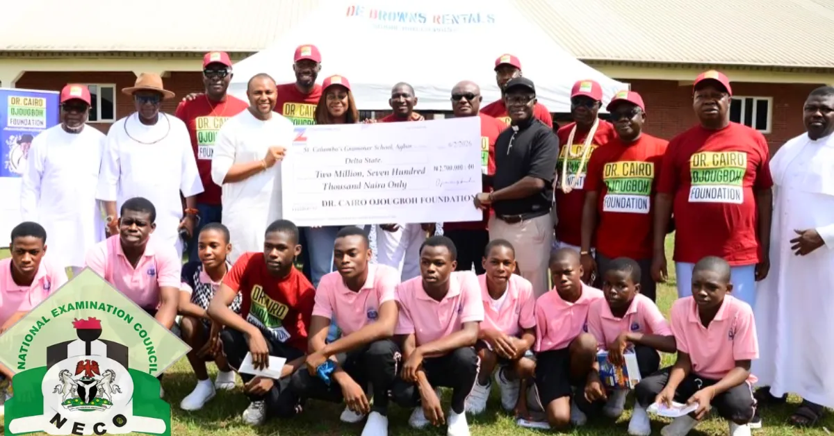 Dr. Cairo Ojougboh Foundation Covers WAEC, NECO Fees for Delta Students