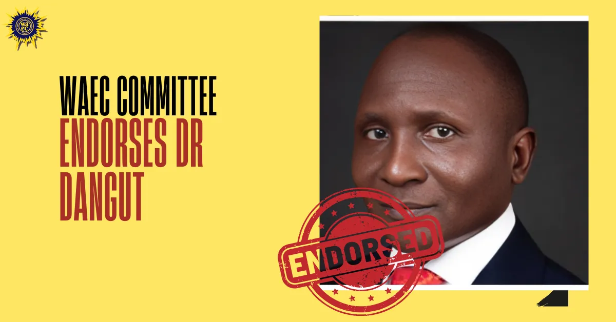 WAEC Committee Endorses Dr Dangut As 2026 WASSCE Runs Smoothly